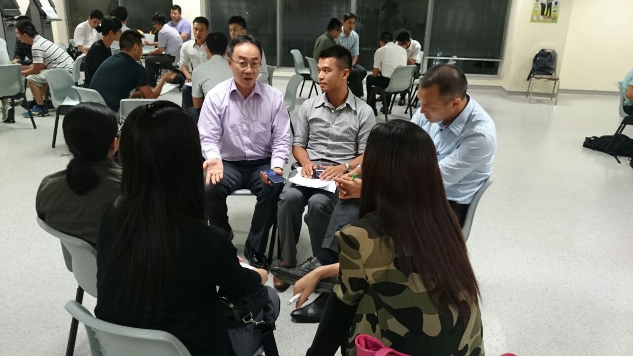 高級官員到場分享